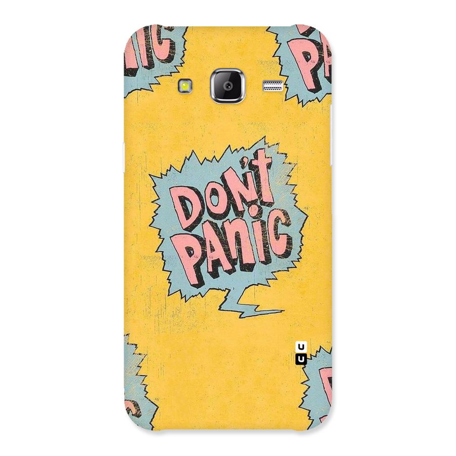 No Panic Back Case for Samsung Galaxy J2 Prime