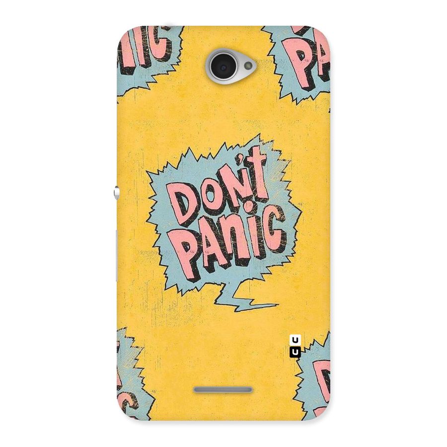 No Panic Back Case for Sony Xperia E4