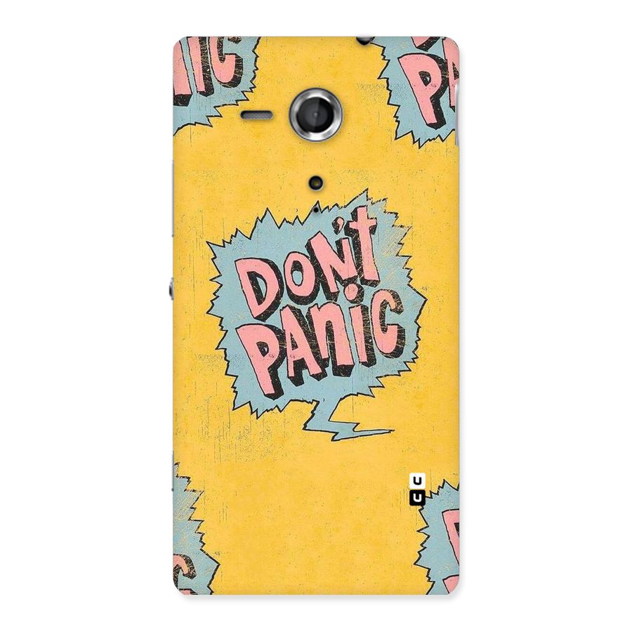 No Panic Back Case for Sony Xperia SP