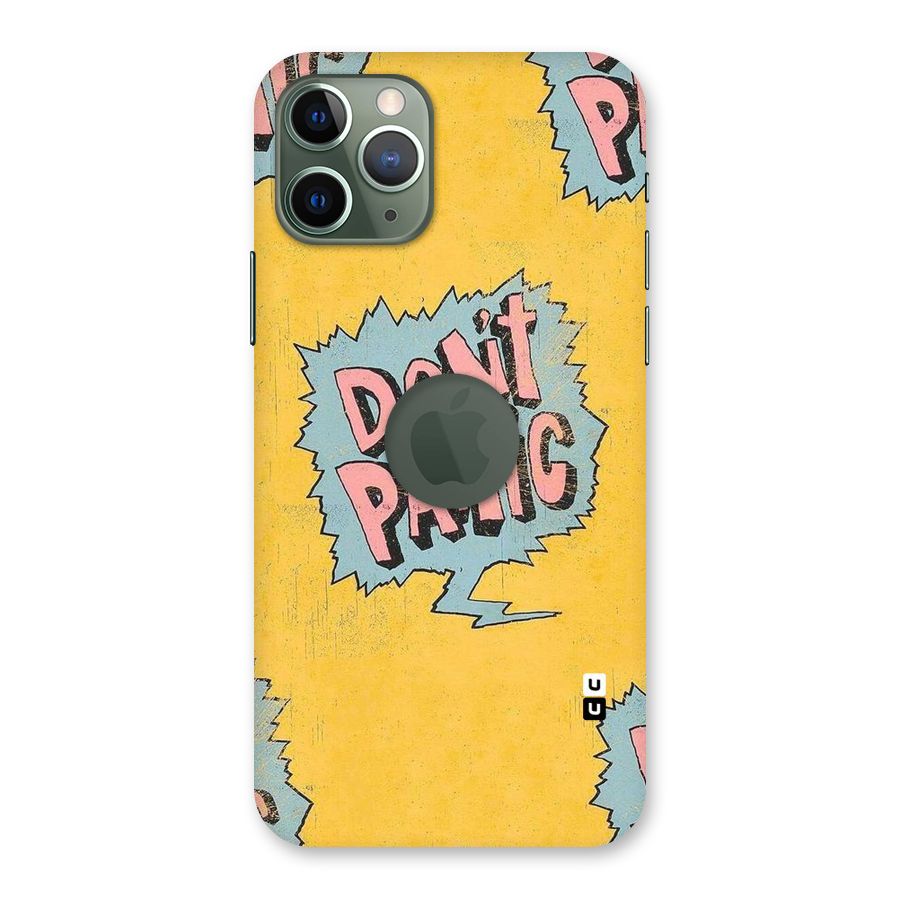 No Panic Back Case for iPhone 11 Pro Logo  Cut
