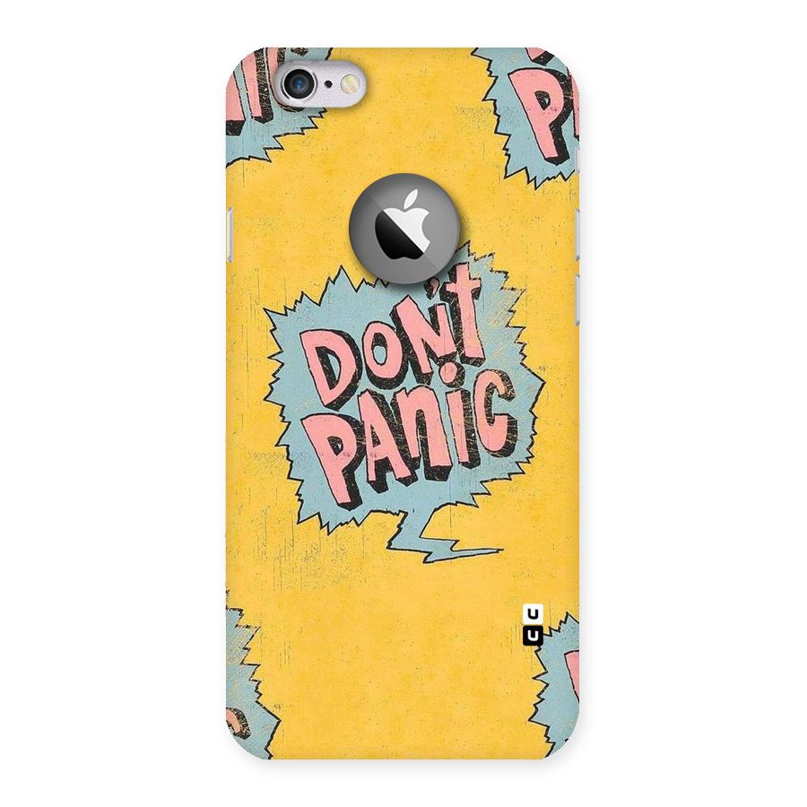 No Panic Back Case for iPhone 6 Logo Cut