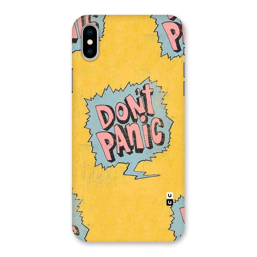 No Panic Back Case for iPhone X