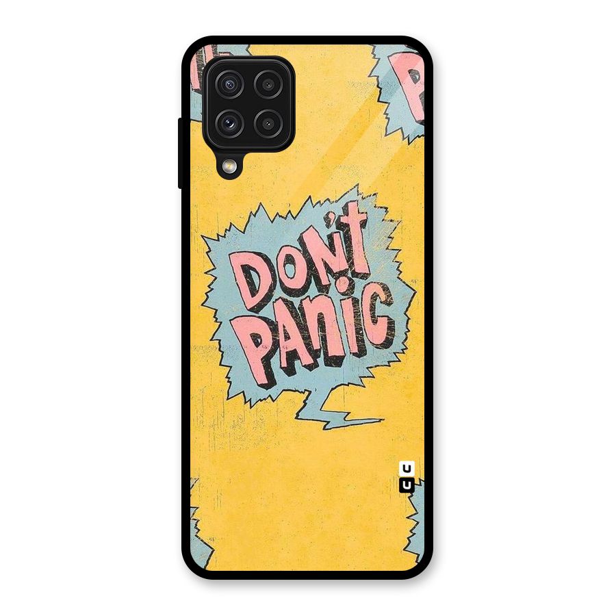 No Panic Glass Back Case for Galaxy A22 4G