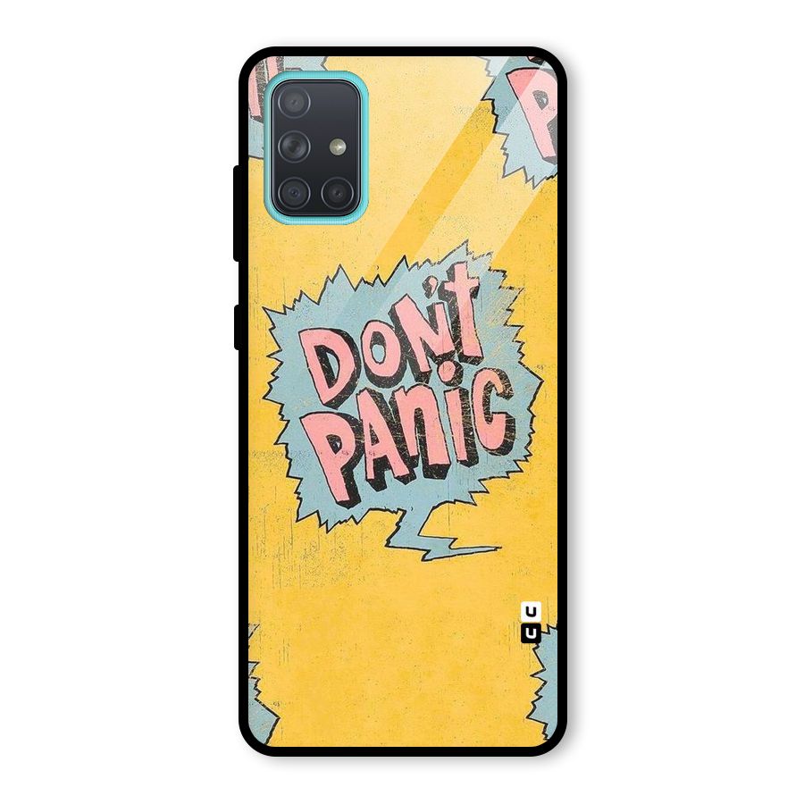 No Panic Glass Back Case for Galaxy A71