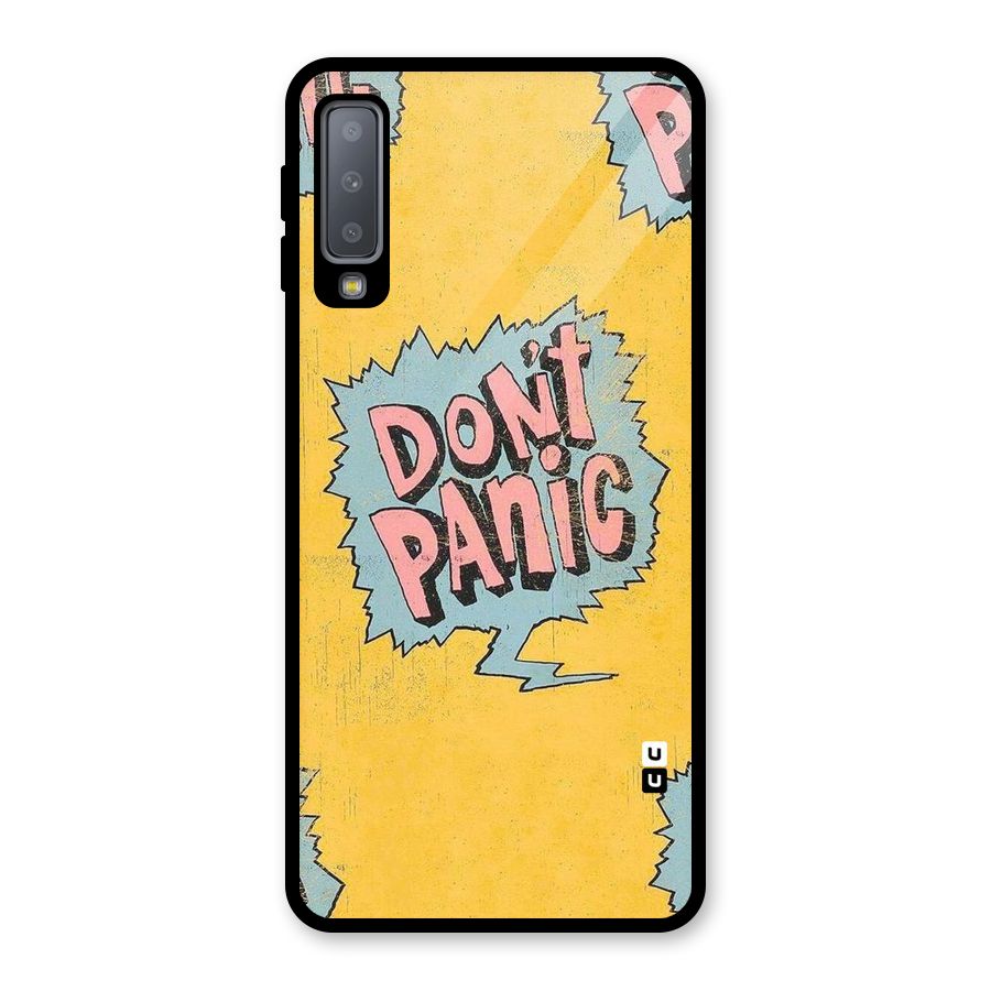 No Panic Glass Back Case for Galaxy A7 (2018)