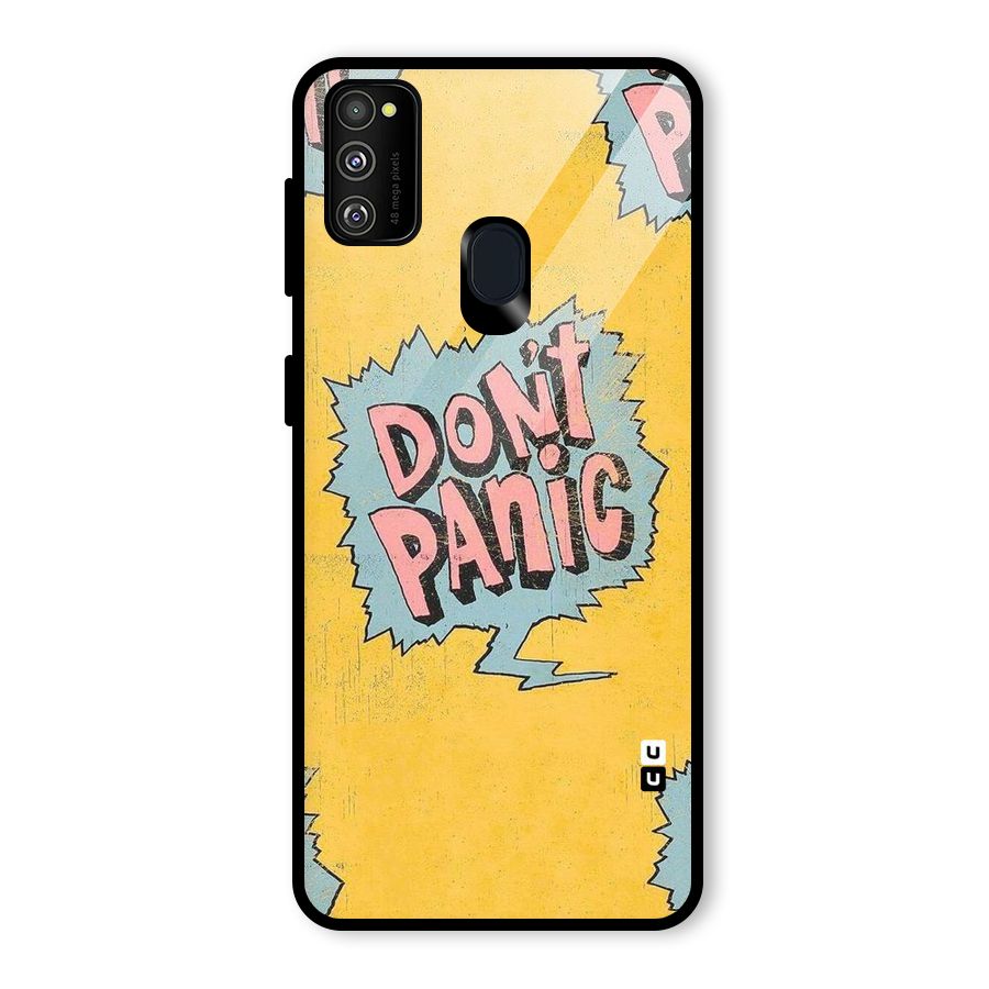 No Panic Glass Back Case for Galaxy M30s