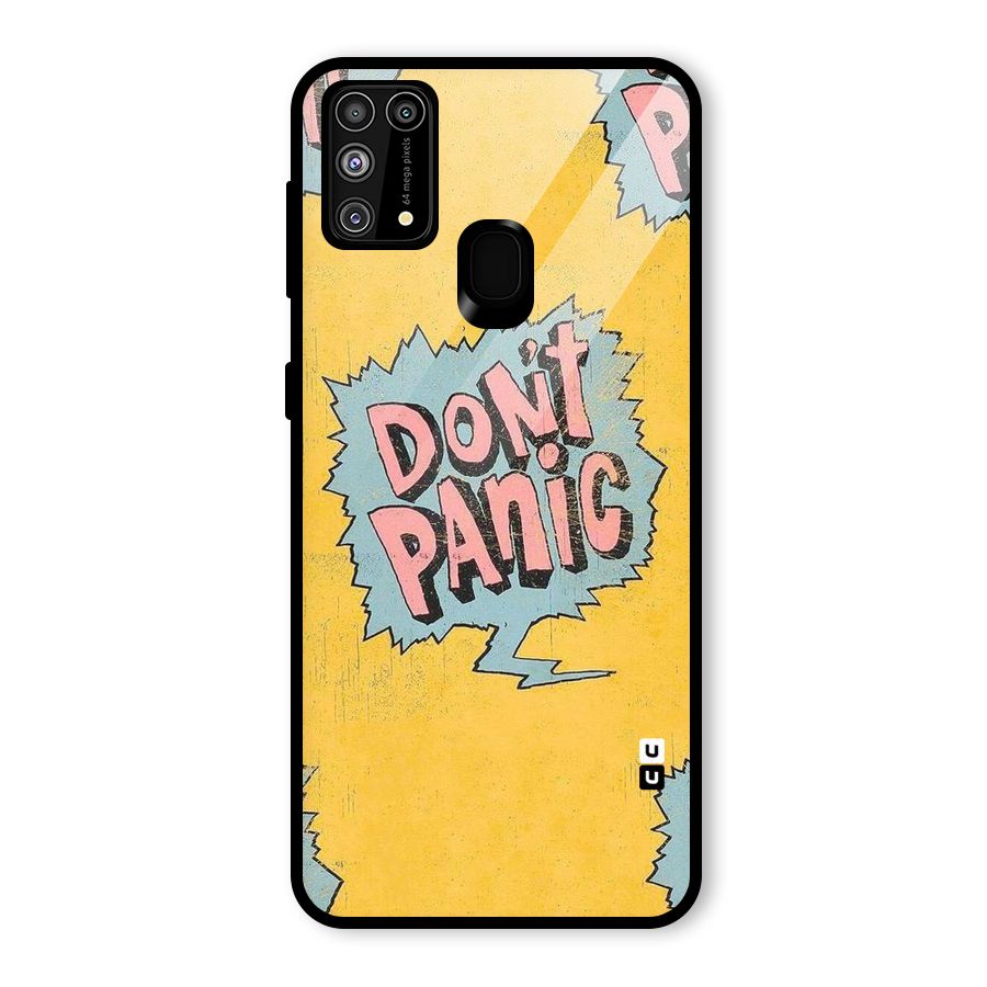 No Panic Glass Back Case for Galaxy M31
