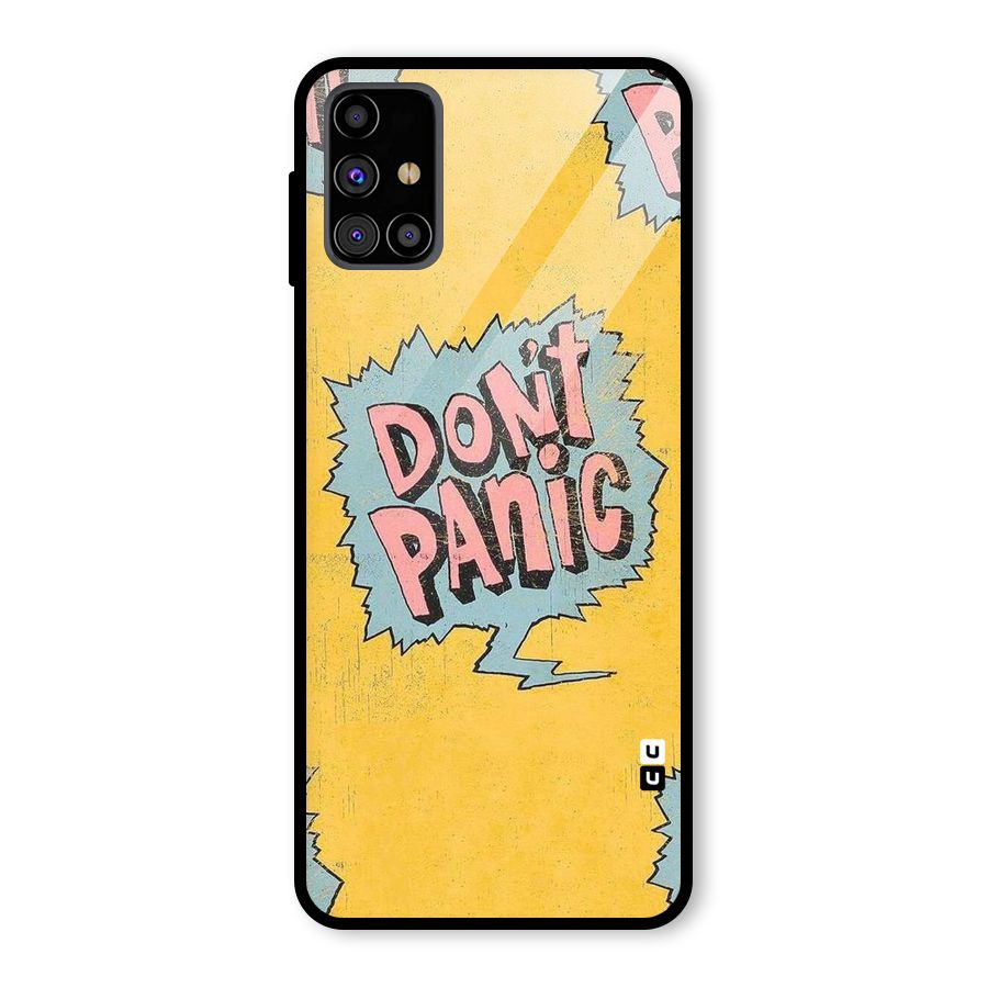 No Panic Glass Back Case for Galaxy M31s