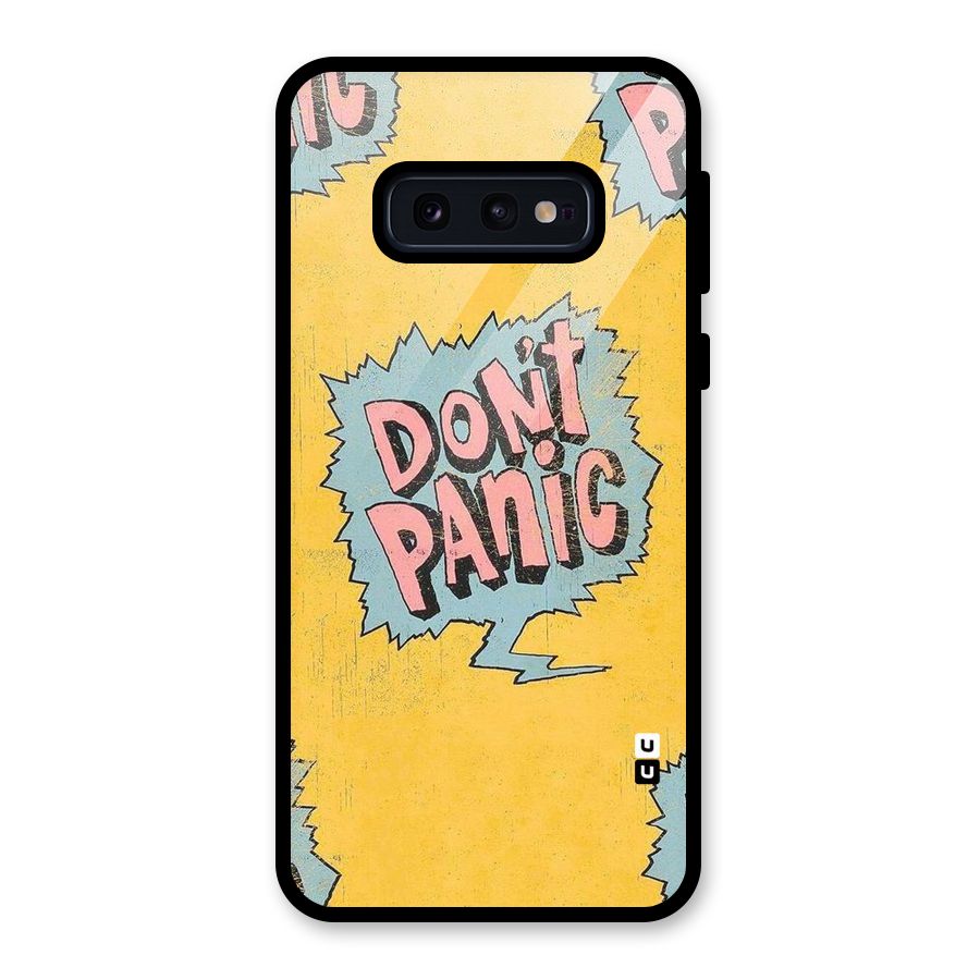 No Panic Glass Back Case for Galaxy S10e