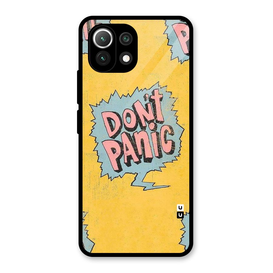 No Panic Glass Back Case for Mi 11 Lite