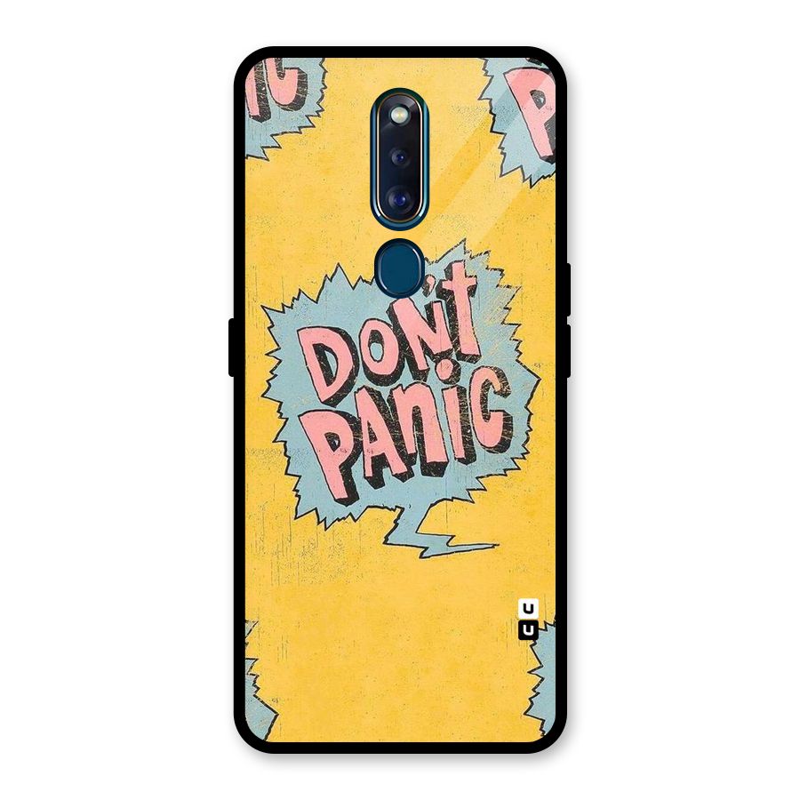 No Panic Glass Back Case for Oppo F11 Pro