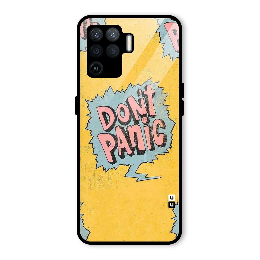 No Panic Glass Back Case for Oppo F19 Pro