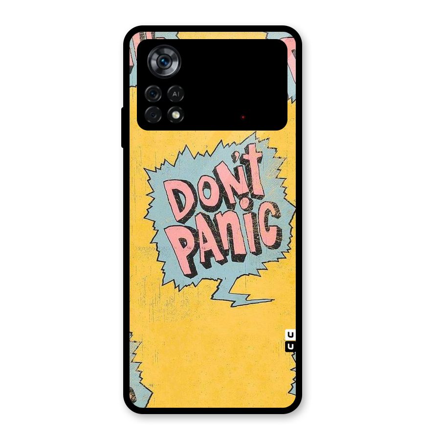 No Panic Glass Back Case for Poco X4 Pro 5G