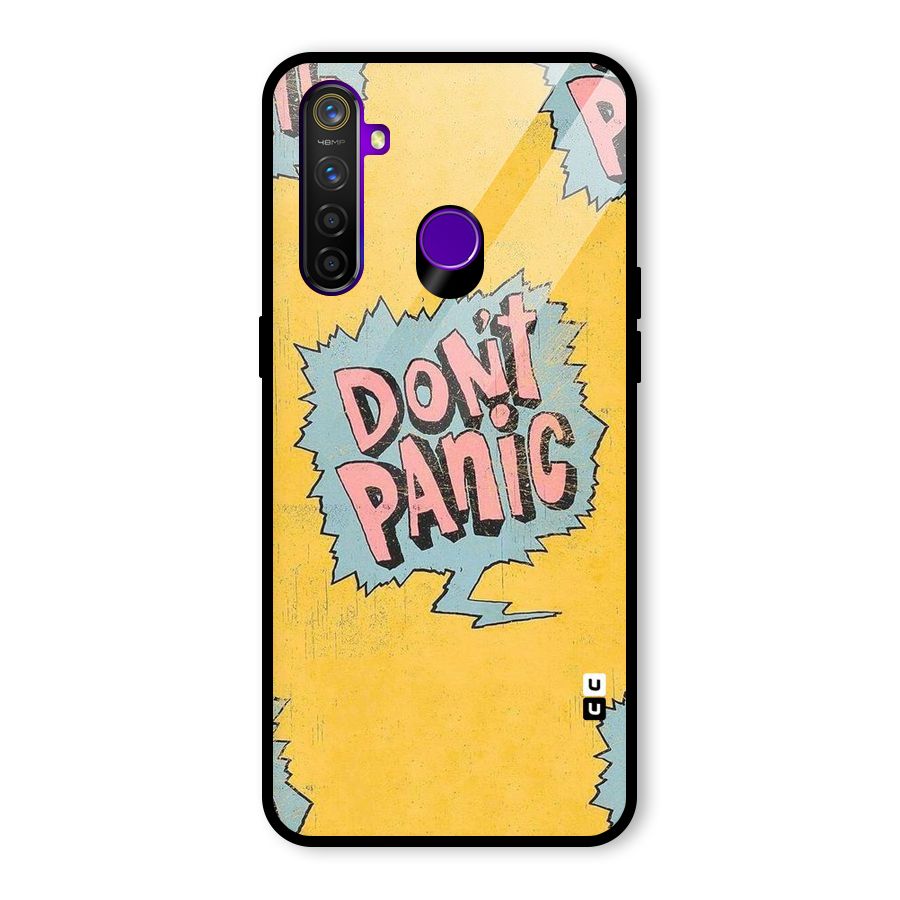 No Panic Glass Back Case for Realme 5 Pro