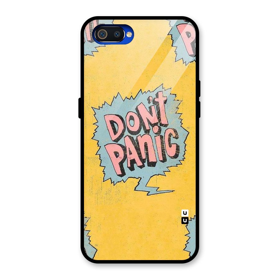 No Panic Glass Back Case for Realme C2