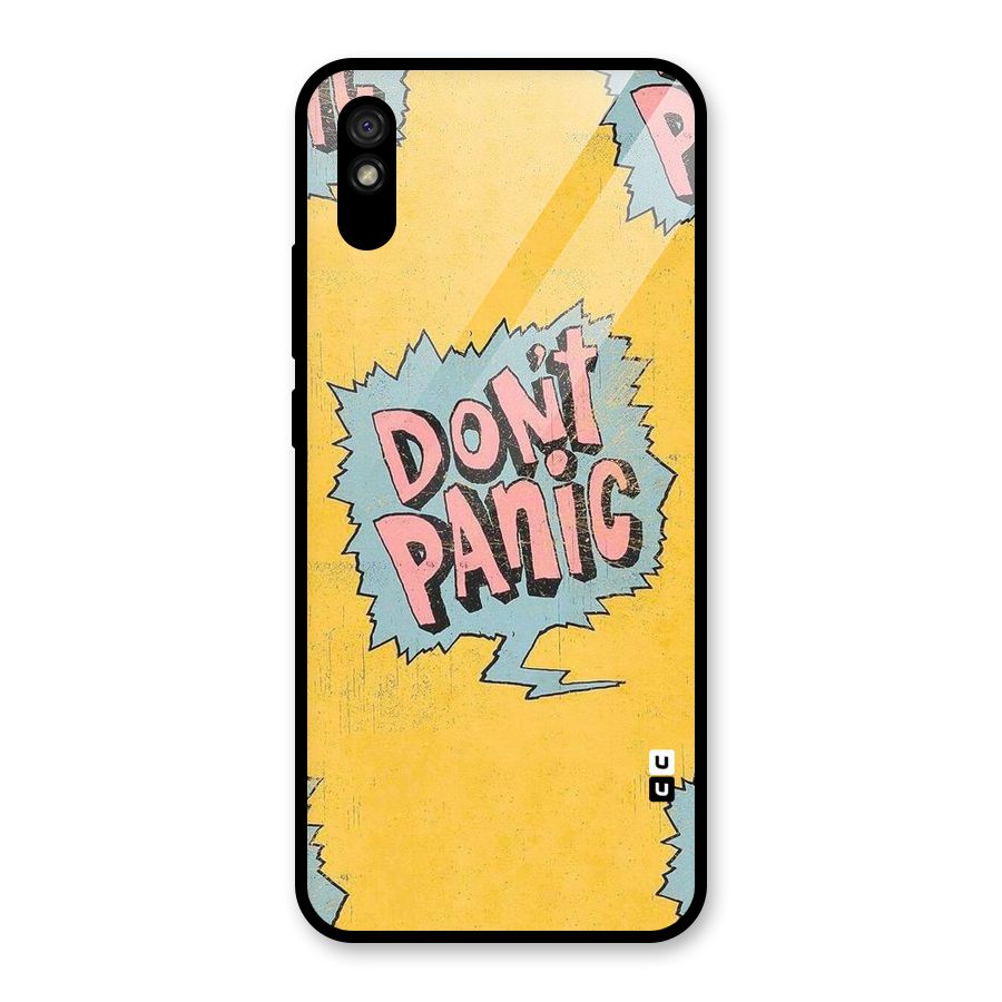 No Panic Glass Back Case for Redmi 9A