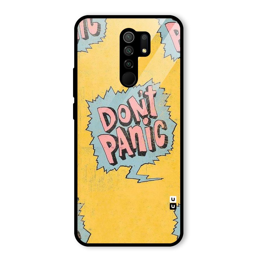 No Panic Glass Back Case for Redmi 9 Prime