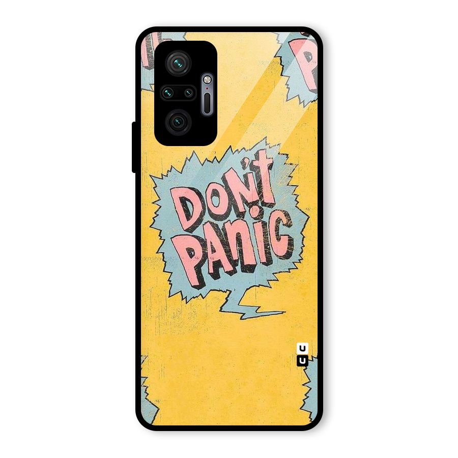 No Panic Glass Back Case for Redmi Note 10 Pro Max
