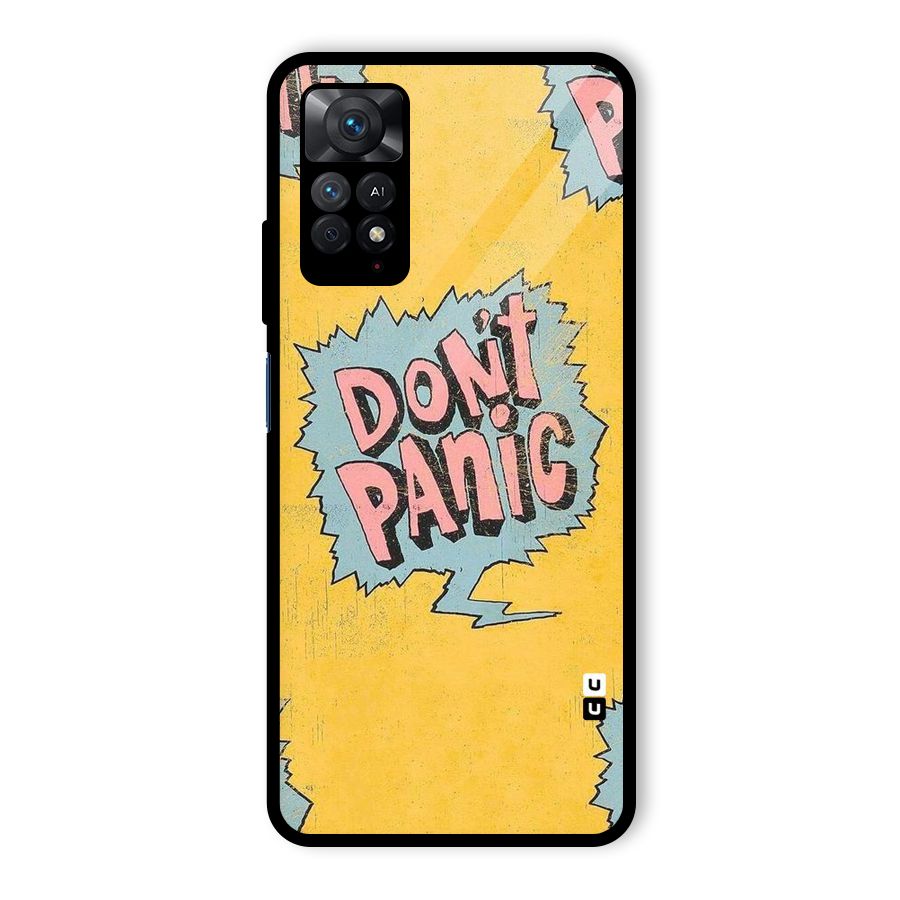 No Panic Glass Back Case for Redmi Note 11 Pro
