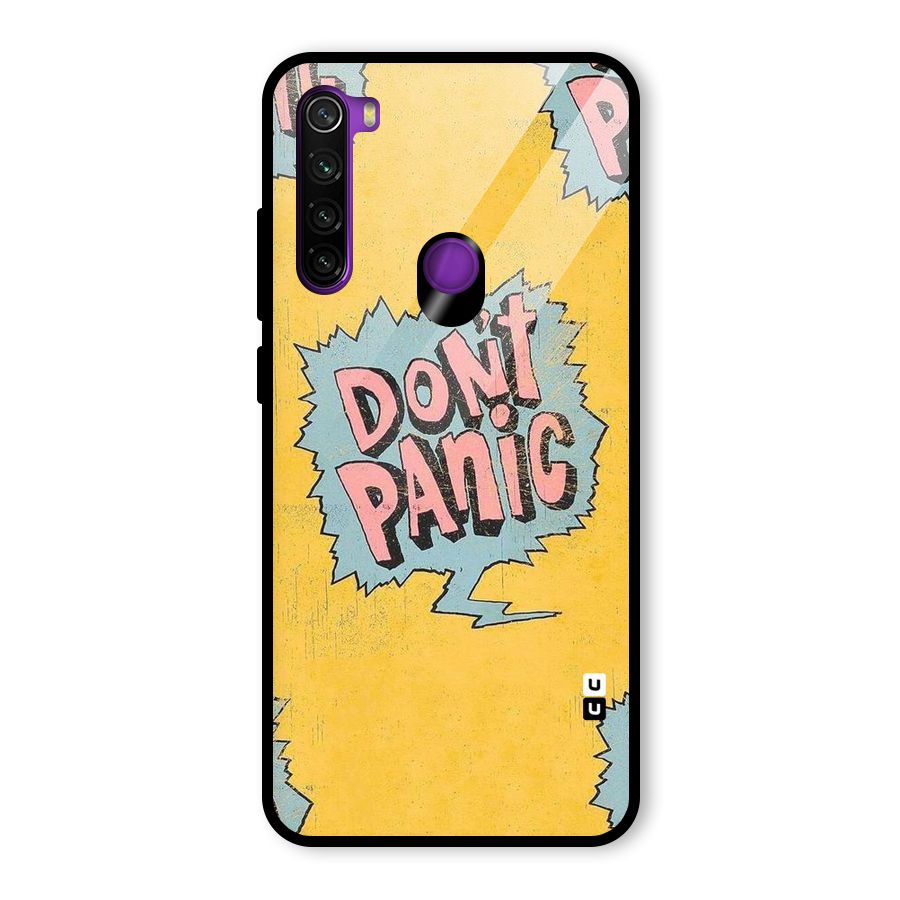 No Panic Glass Back Case for Redmi Note 8