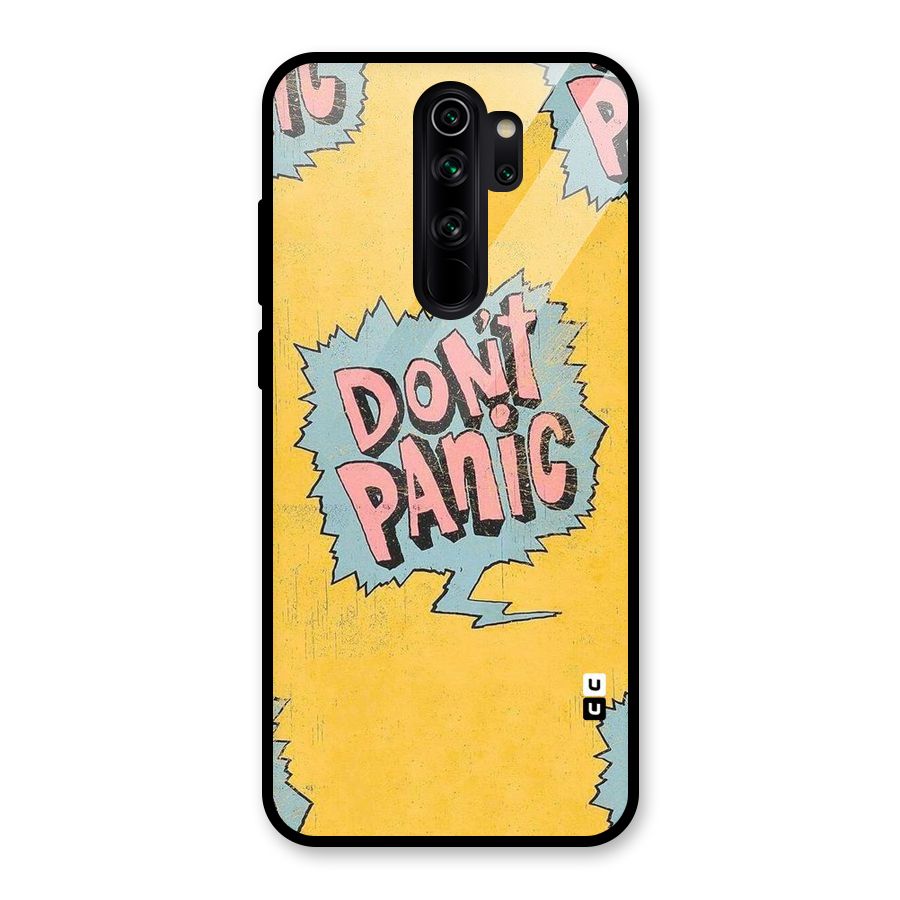 No Panic Glass Back Case for Redmi Note 8 Pro