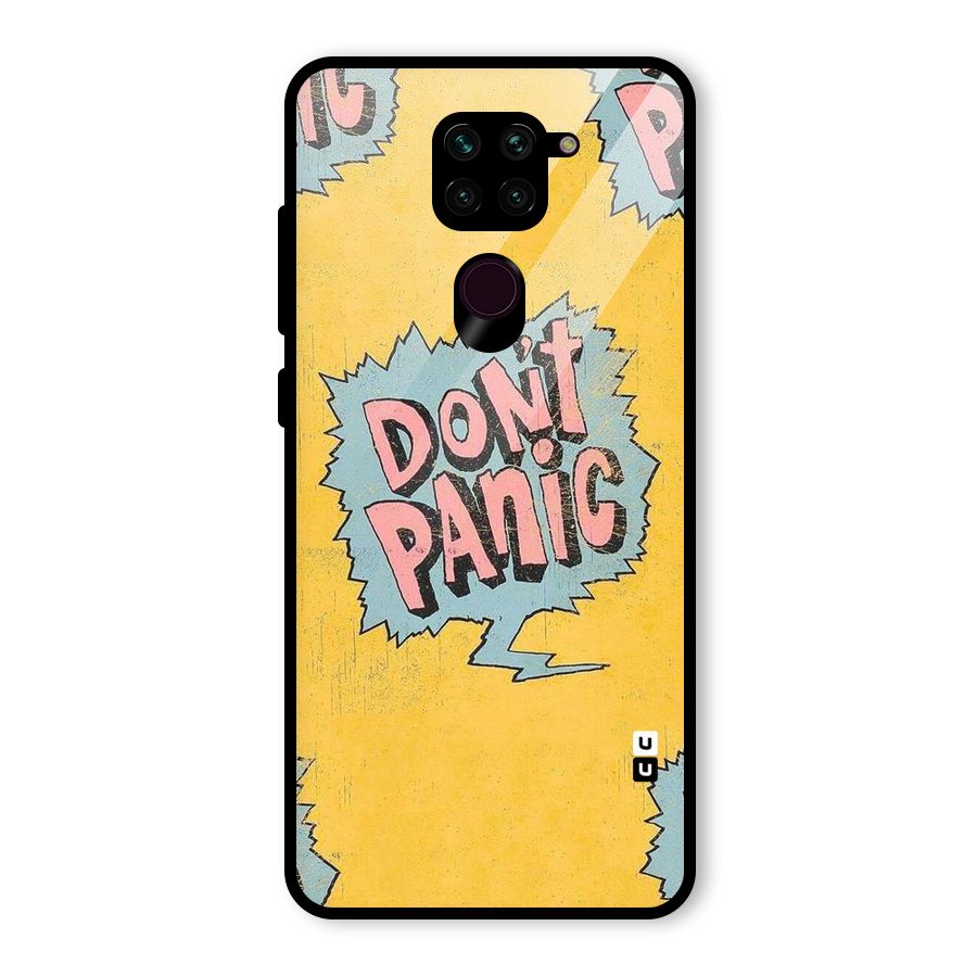 No Panic Glass Back Case for Redmi Note 9