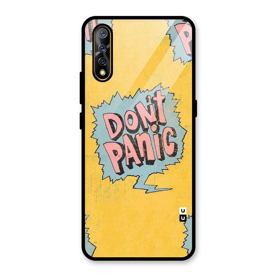 No Panic Glass Back Case for Vivo S1