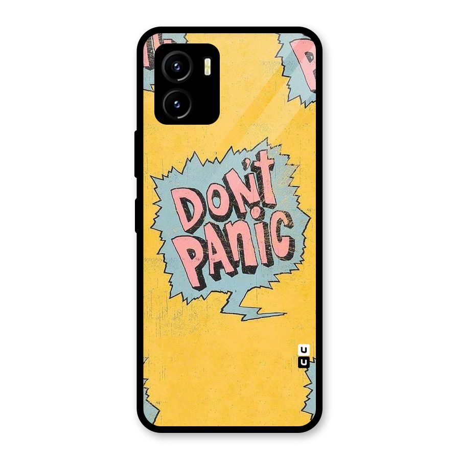 No Panic Glass Back Case for Vivo Y15s