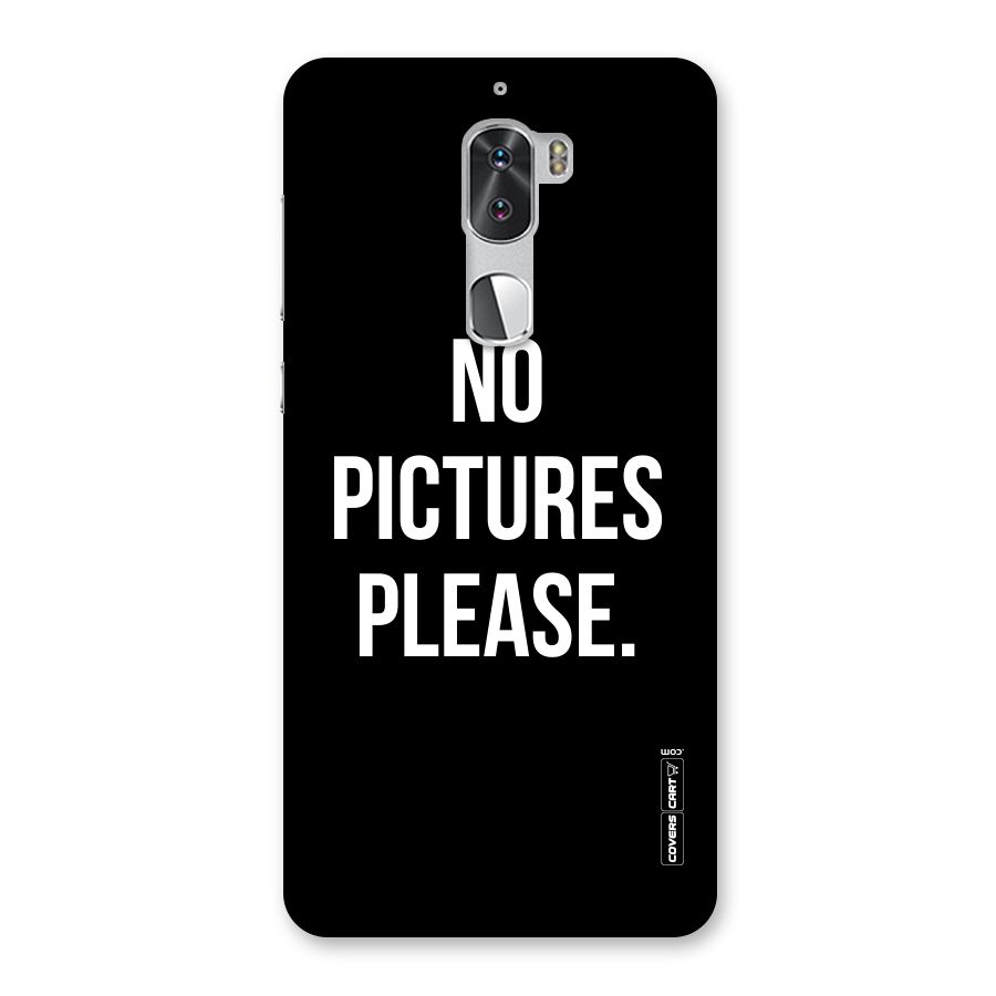 No Pictures Please Back Case for Coolpad Cool 1