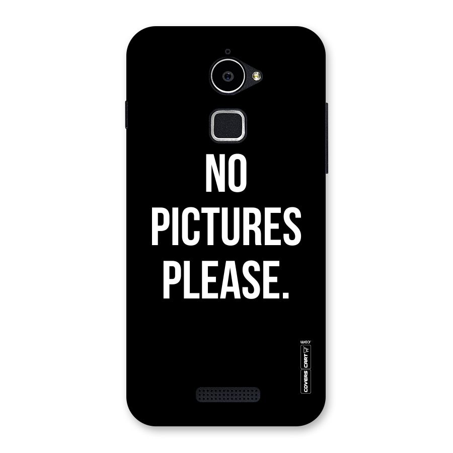 No Pictures Please Back Case for Coolpad Note 3 Lite