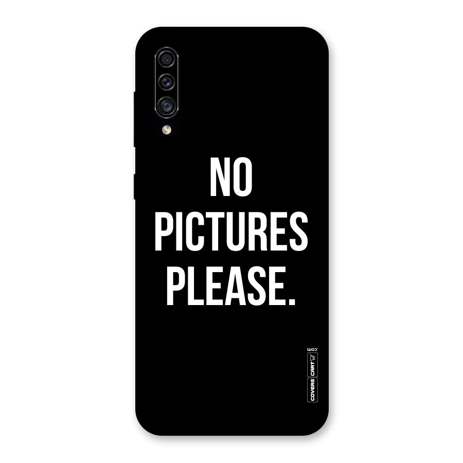 No Pictures Please Back Case for Galaxy A30s