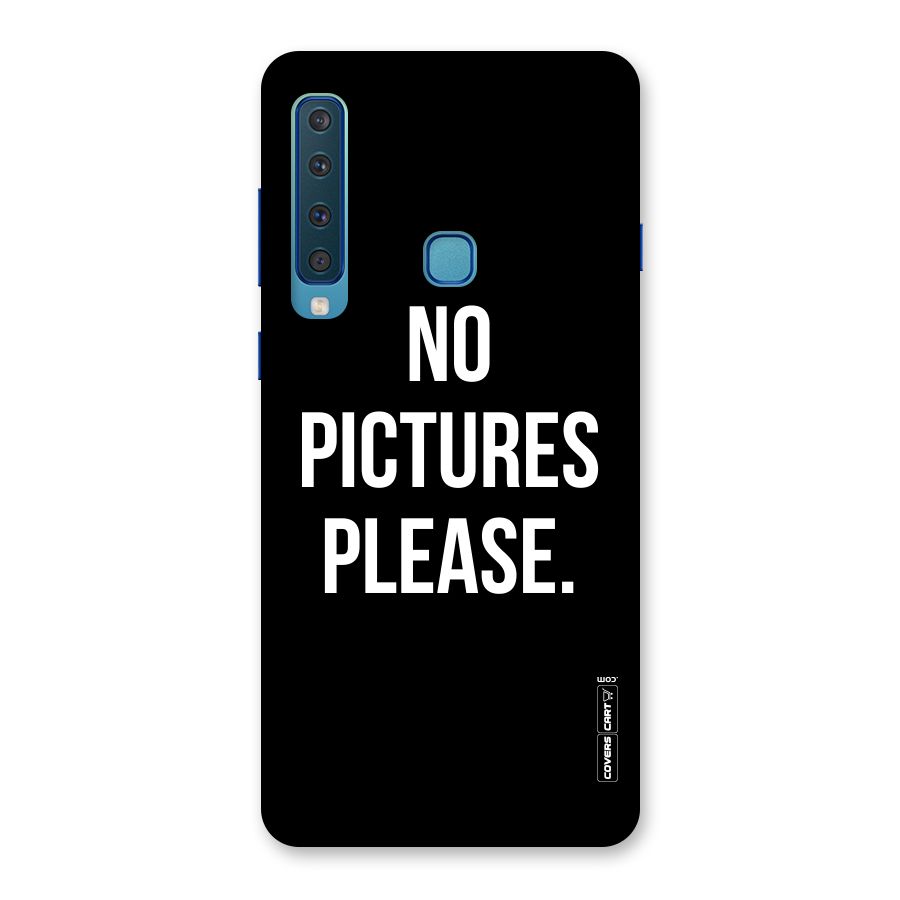 No Pictures Please Back Case for Galaxy A9 (2018)