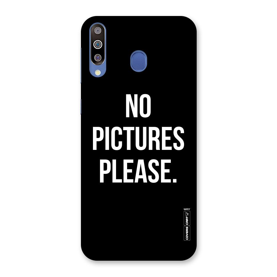 No Pictures Please Back Case for Galaxy M30