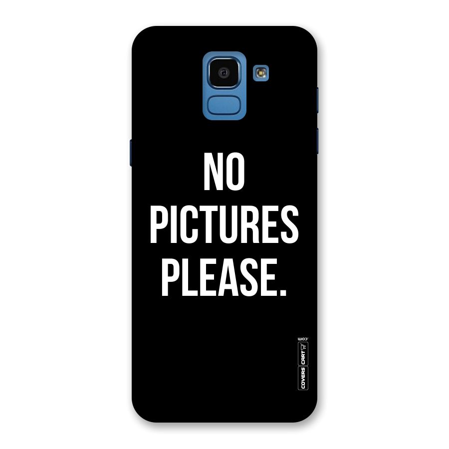 No Pictures Please Back Case for Galaxy On6