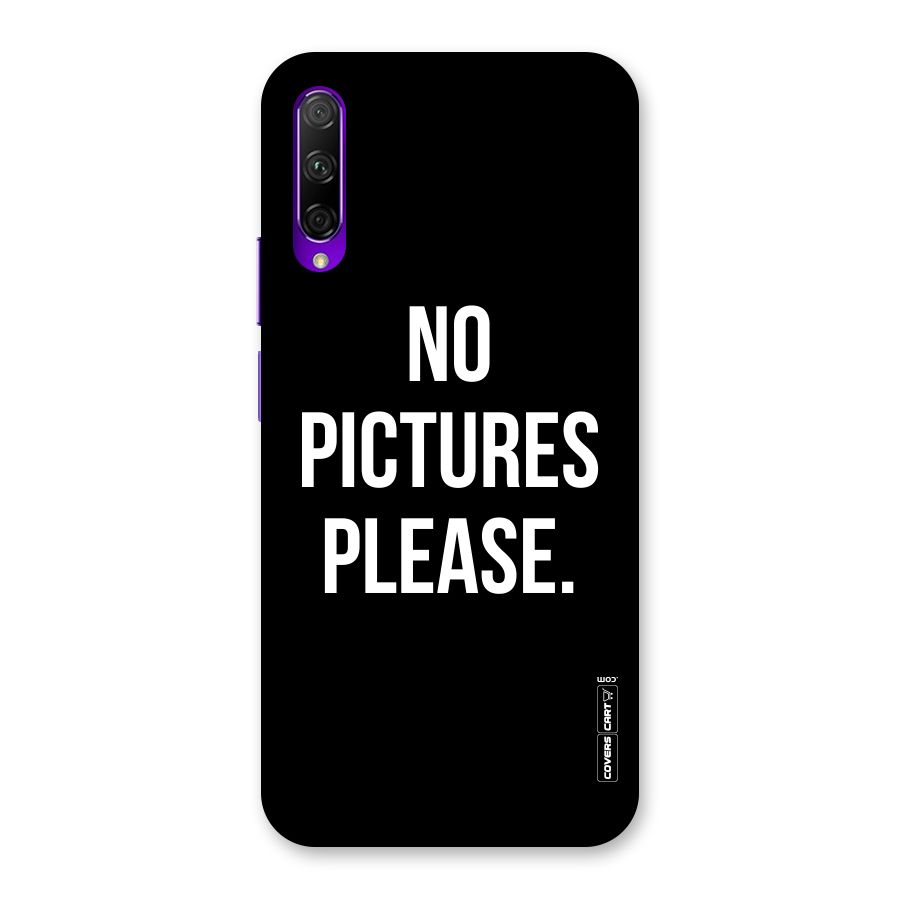 No Pictures Please Back Case for Honor 9X Pro