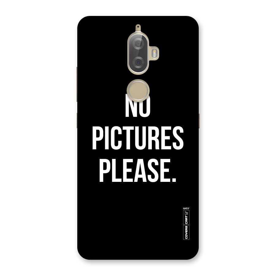 No Pictures Please Back Case for Lenovo K8 Plus