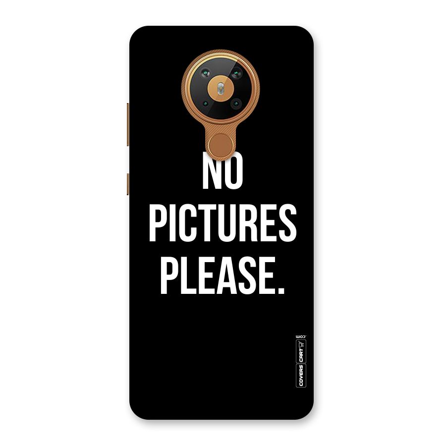 No Pictures Please Back Case for Nokia 5.3