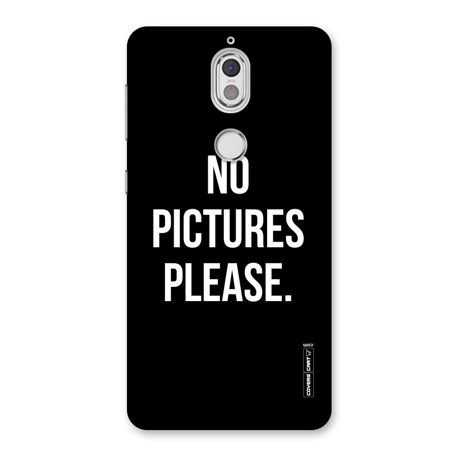 No Pictures Please Back Case for Nokia 7