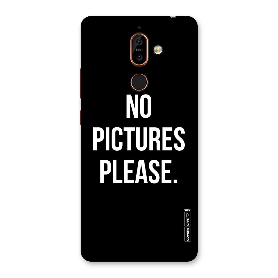 No Pictures Please Back Case for Nokia 7 Plus