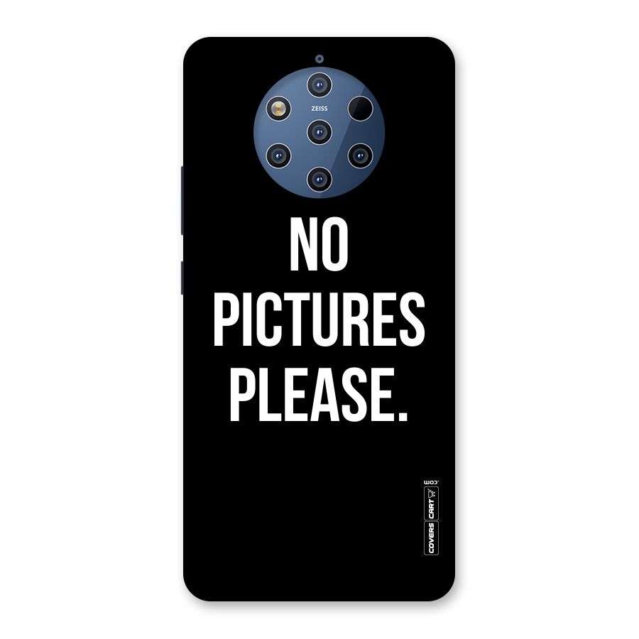 No Pictures Please Back Case for Nokia 9 PureView
