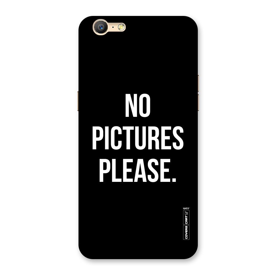 No Pictures Please Back Case for Oppo A39