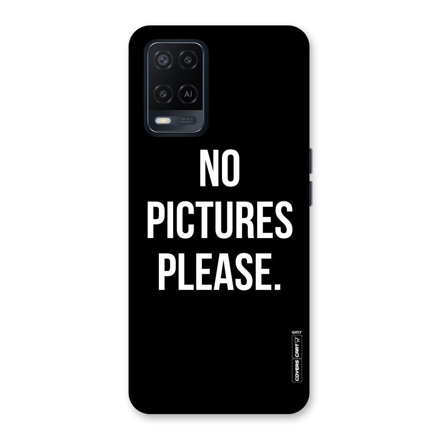 No Pictures Please Back Case for Oppo A54