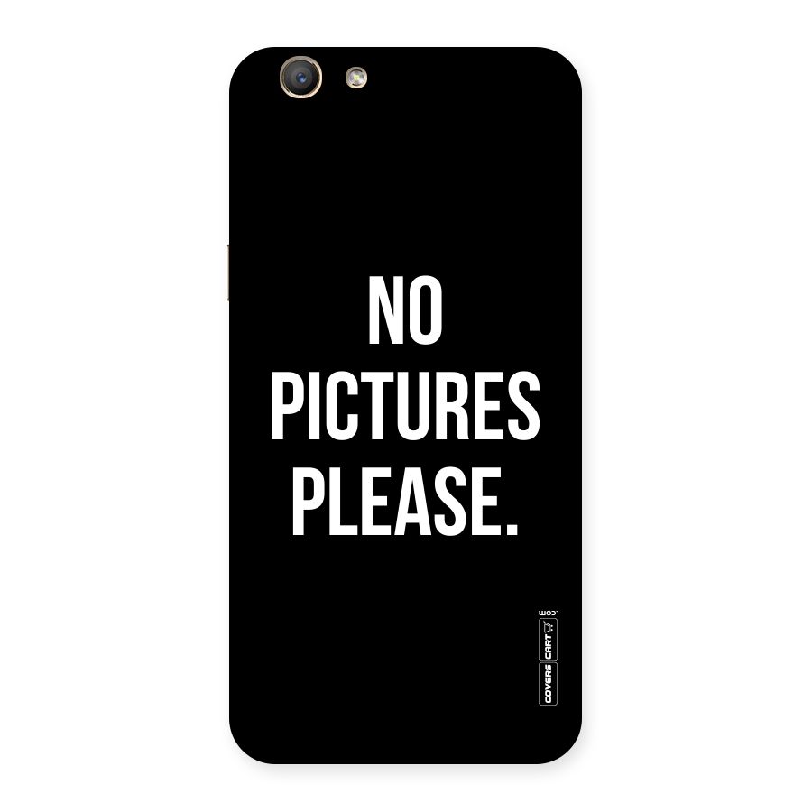 No Pictures Please Back Case for Oppo A59