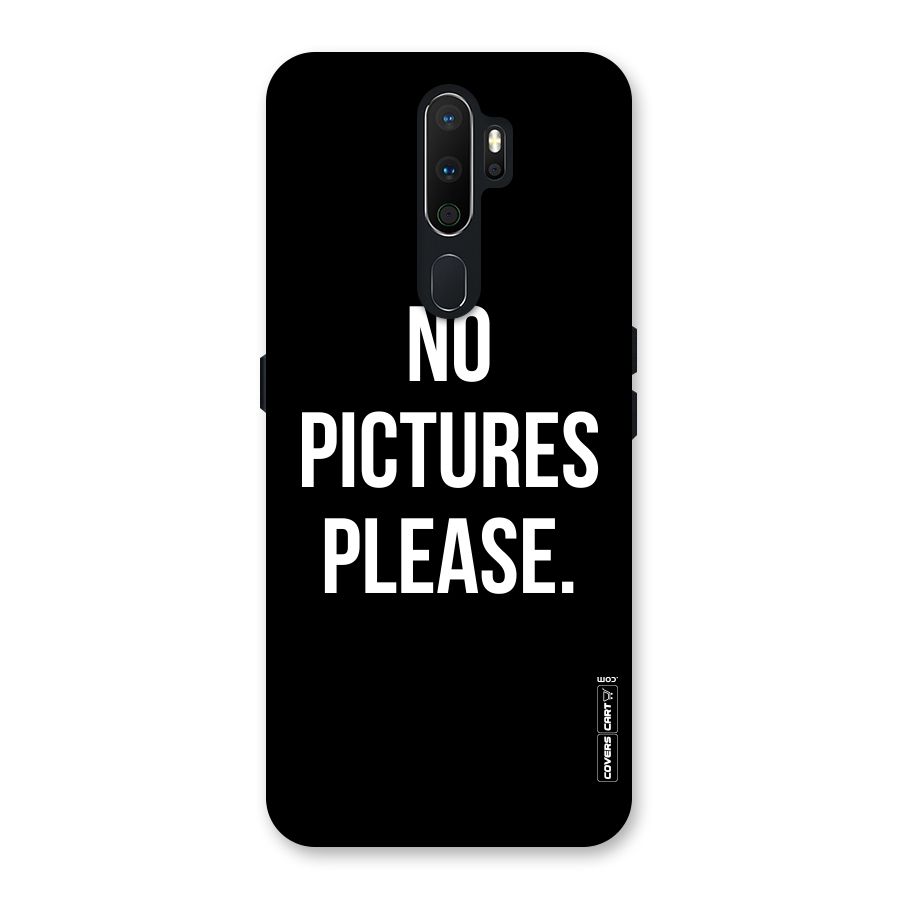 No Pictures Please Back Case for Oppo A5 (2020)