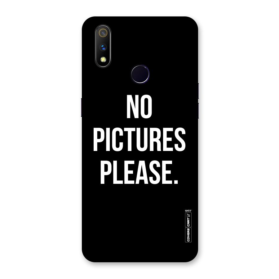No Pictures Please Back Case for Realme 3 Pro