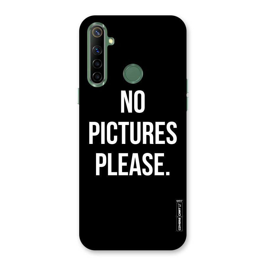 No Pictures Please Back Case for Realme Narzo 10