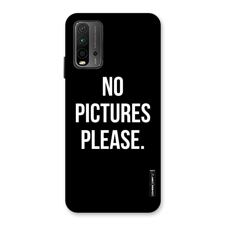 No Pictures Please Back Case for Redmi 9 Power