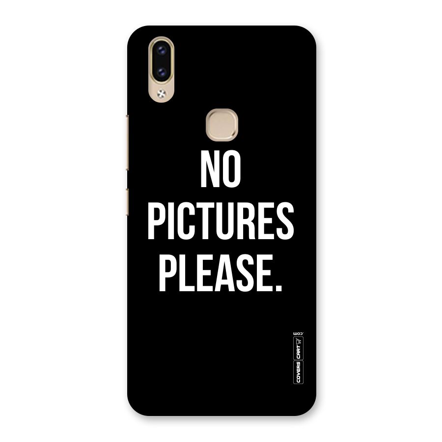 No Pictures Please Back Case for Vivo V9 Youth