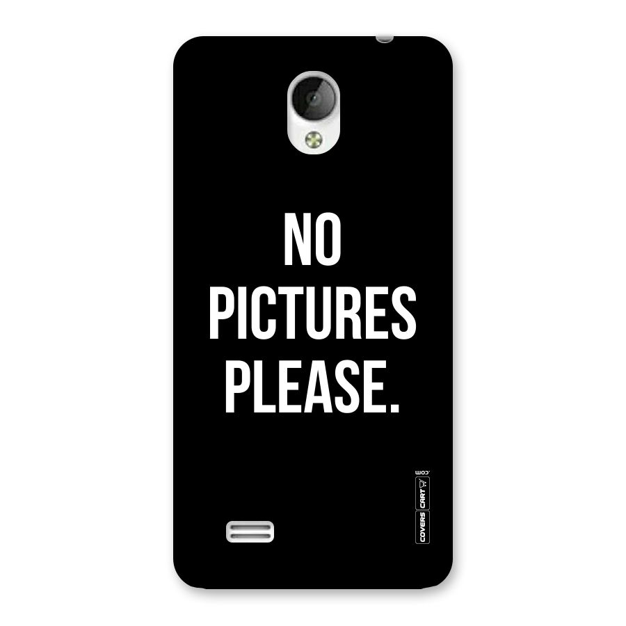 No Pictures Please Back Case for Vivo Y21