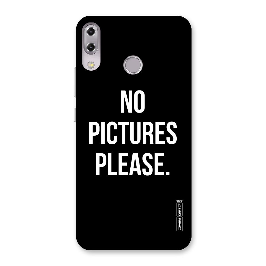 No Pictures Please Back Case for Zenfone 5Z